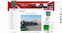 Desktop Screenshot of feuerwehr-baltrum.de