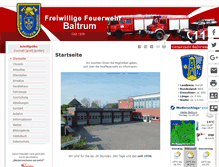 Tablet Screenshot of feuerwehr-baltrum.de